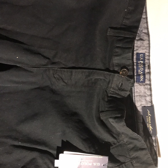 Us Polo Assn All Black Slim fit pants. W32/L32 - Picture 4 of 4